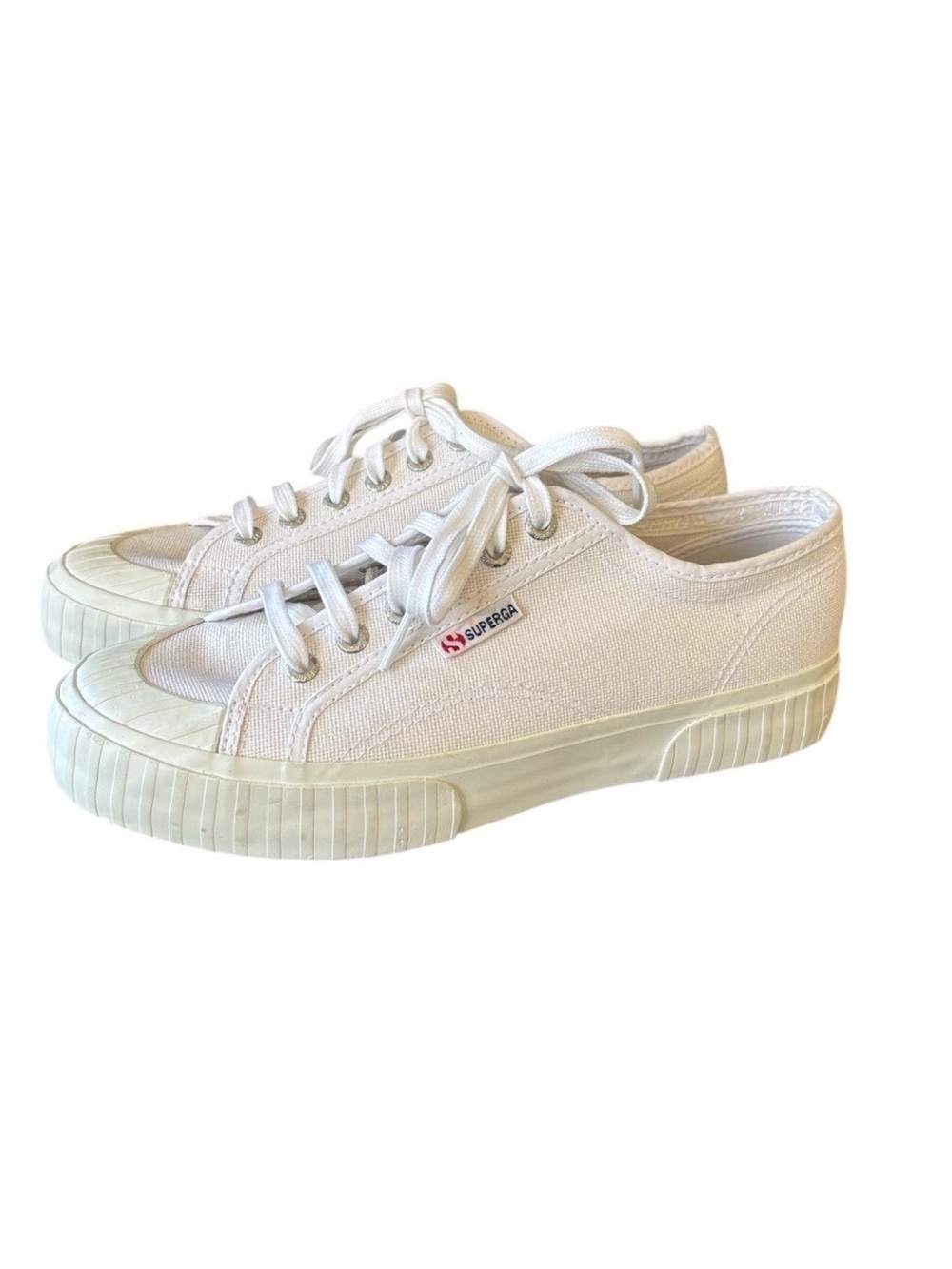 Superga White 2630 Stripe Classic Sneaker Size 9.5 EU‎ 41 NWT